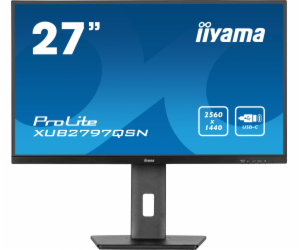 iiyama ProLite/XUB2797QSN-B1/27"/IPS/QHD/100Hz/1ms/Black/3R