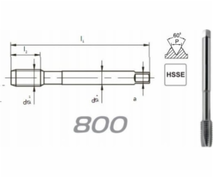 Fanar THREAD M24x1.5 DIN-374B (6H) HSSE 800