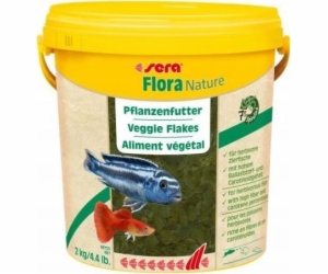 Sera Flora Nature 10 l, vločky - prémiové krmivo