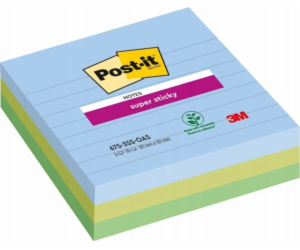 Lepicí papírky Post-it® Super Sticky XL, OASIS, linkované...