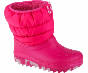 Crocs Crocs Classic Neo Puff Boot Dětské 207684-6X0 Růžov...