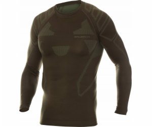 Brubeck LS14210 Pánská mikina RANGER PROTECT khaki XXXL