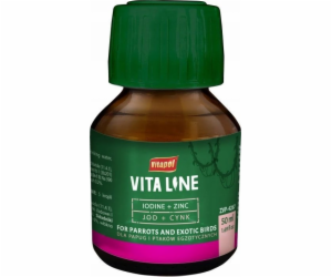 Vitapol Vitaline Zinek + jód pro exotické ptactvo 50ml