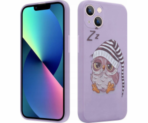 Maxximus MX OWL SLEEPY IPHONE 13 MINI FIALOVÁ / FIALOVÁ