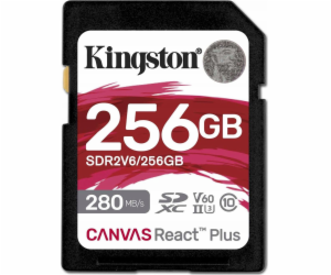 Kingston Canvas React Plus | 256 GB | SD | Flash paměť tř...