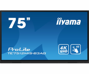 75" iiyama TE7512MIS-B3AG:IPS,4K,40P,USB-C