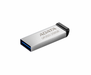 ADATA Flash Disk 256GB UR350, USB 3.2, stříbrno-černá