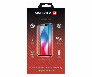 Swissten sklo Full glue, Color Frame, Case Friendly Apple...