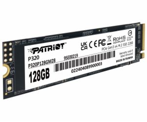 PATRIOT P320 128GB SSD / Interní / M.2 PCIe Gen3 x4 NVMe ...