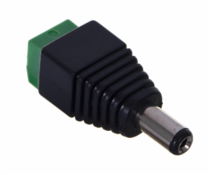 Electrical power plug Black Green