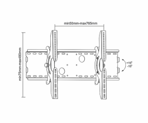 Maclean MC-521 B TV Wall Mount Bracket LCD LED Plasma 32 ...