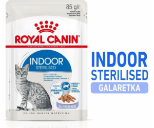 ROYAL CANIN FHN Indoor jelly - vlhké krmivo pro dospělé k...