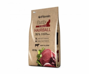 FITMIN Cat Purity Hairball - suché krmivo pro kočky - 10 kg