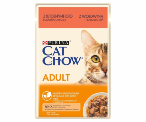 CAT CHOW ADULT GiJ Beef Eggplant Jelly - mokré krmivo pro...