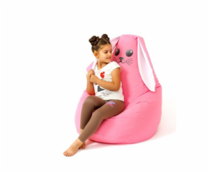 Sako taška pouf Králík růžový L 105 x 80 cm