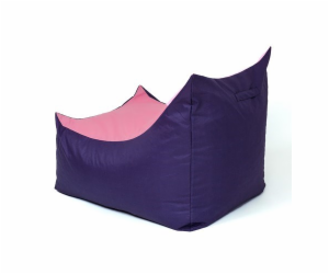 Sako taška pouf Tron fialovo-růžová XXL 140 x 90 cm