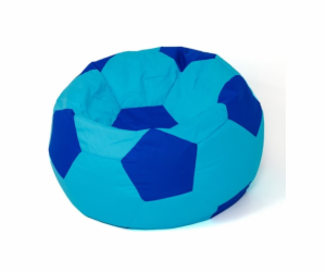 Sako bag pouffe ball blue- chrpa XL 120 cm