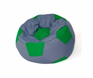 Sako taška pouffe Ball šedozelená L 80 cm