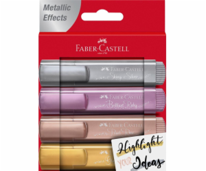 Faber-Castell zvýrazňovač TL 46 metalický 4-balení pouzdr...