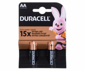 Alkalické baterie DURACELL BASIC AA/LR6 K2 - blistrová ka...