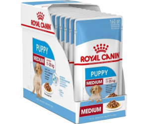 ROYAL CANIN SHN Medium Puppy v omáčce - vlhké krmivo pro ...