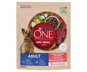 PURINA One Mini Adult Beef Rice - Suché krmivo pro psy - ...