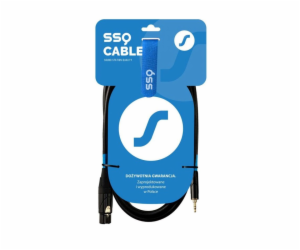 SSQ XLRMi3 - Kabel XLR samice - Jack stereo 3,5 mm, 3 m