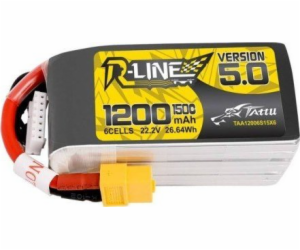 Baterie Tattu R-Line 5.0 1200mAh 22,2V 150C 6S1P XT60