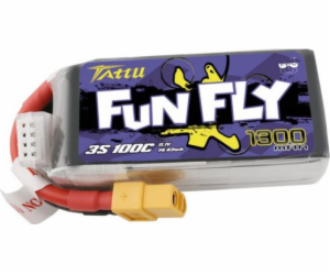 Baterie Tattu Funfly 1300mAh 11,1V 100C 3S1P