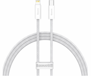 Baseus Dynamic kabel USB-C pro Lightning, 23 W, 1 m (bílý)