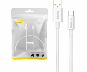 Kabel USB-C Baseus Superior 100W 0,25 m (bílý)