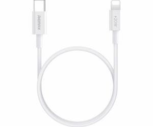 Kabel USB-C-lightning Remax, RC-C026, 1m, 20W (bílý)