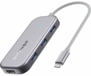 7v1 Blitzwolf BW-TH5 Rozbočovač USB-C na 3xUSB 3.0, HDMI,...