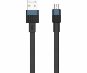 Kabel USB-micro USB Remax Flushing, RC-C001, 1 m (černý)