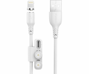 Foneng X62 Magnetický kabel 3v1 USB na USB-C / Lightning ...