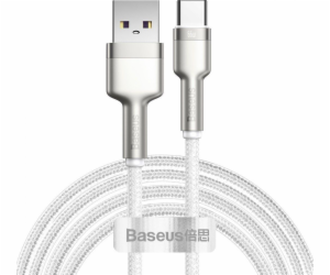 Kabel USB pro USB-C Baseus Cafule, 66 W, 2 m (bílý)