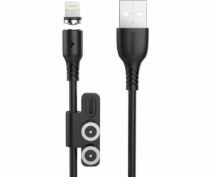 Foneng X62 Magnetický kabel 3v1 z USB na USB-C / Lightnin...