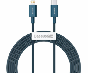 Kabel USB-C k iP, 20W, PD, 2m (modrý)