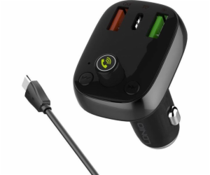 LDNIO Bluetooth C704Q 2USB, USB-C Vysílač FM + kabel USB-C