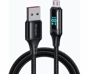 Kabel Mcdodo CA-1070 USB na Micro USB, 3A, 1,2 m (černý)