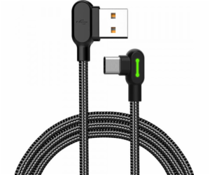 Kabel USB-C Mcdodo CA-5280 LED, 1,8 m (černý)