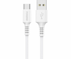 Kabel USB na USB C Foneng, x85 3A Quick Charge, 1 m (bílý)