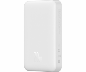 Baseus Magnetická Powerbanka 10000mAh 20W White