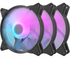 Sada počítačových ventilátorů Darkflash C6, RGB, 3v1 120x...