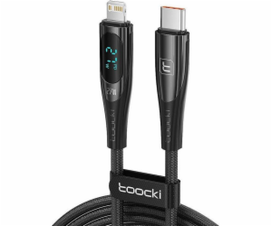 Toocki Nabíjecí kabel USB C-L, 1m, PD 27W (černý)