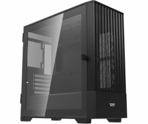 Počítačová skříň Darkflash DK415 + 2 ventilátory (černá)