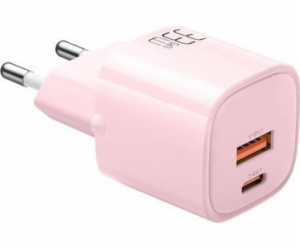 Nabíječka GaN 33W Mcdodo CH-0156 USB-C, USB-A (růžová)