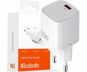 Nabíječka PD McDodo CH-4020 20W řady Nano (bílá)