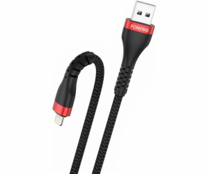 Foneng Kabel USB na Lightning, X82 iPhone 3A, 1 m (černý)