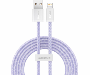 Baseus Dynamic kabel USB na Lightning, 2,4 A, 2 m (fialový)